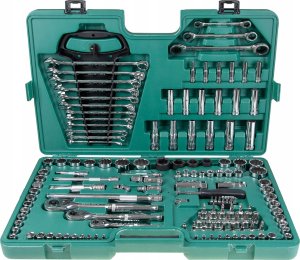 Zestaw narzędzi SATA SATA ZESTAW KLUCZY  150el  1/4"  3/8" 1/2"WALIZKA 15