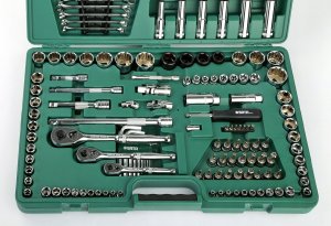 Zestaw narzędzi SATA SATA ZESTAW KLUCZY  150el  1/4"  3/8" 1/2"WALIZKA 23