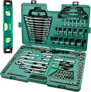 Zestaw narzędzi SATA SATA ZESTAW KLUCZY  150el  1/4"  3/8" 1/2"WALIZKA 27