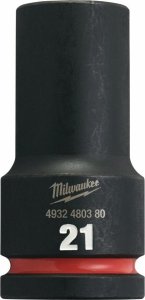 Milwaukee MILWAUKEE IMPACT SOCKET. 3/4" 21mm LONG 1