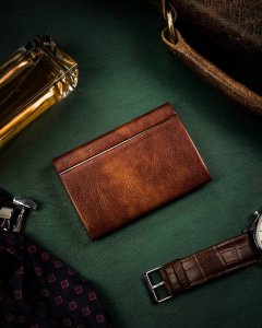 Peterson Klasyczny wizytownik ze skóry ekologicznej - Peterson NoSize 4