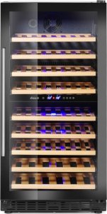 ARKTIC Lodówka chłodziarka do wina dwustrefowa na 72 butelki 232 l 110 W Lodówka chłodziarka do wina dwustrefowa na 72 butelki 232 l 110 W 3