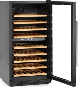 ARKTIC Lodówka chłodziarka do wina dwustrefowa na 72 butelki 232 l 110 W Lodówka chłodziarka do wina dwustrefowa na 72 butelki 232 l 110 W 5