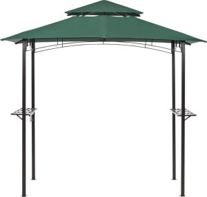 Beliani Pawilon ogrodowy 245 x 200 cm ciemnozielony NARO Bel 3