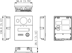 Dahua Technology Zestaw wideodomofonowy DAHUA KTX02(S) 5