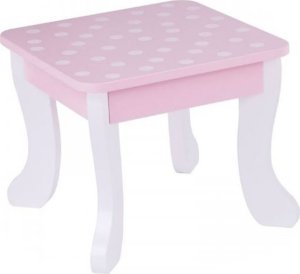 Tooky Toy TOOKY TOY Drewniana Toaletka Różowa z Krzesełkiem 4