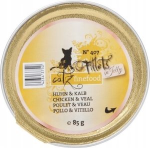 Catz Finefood Catz Finefood Filety N.407 Kurczak/Cielęcina tacka 85g 1