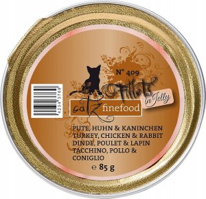 Catz Finefood Catz Finefood Filety N.409 Indyk/Królik tacka 85g 1