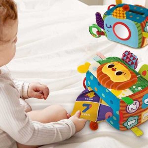 Woopie Zabawka Edukacyjna Sensoryczna Pani Metka Pudełeczko Chusteczek 8