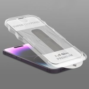 Braders Szkło Hartowane Full Glue Easy-Stick Braders do iPhone 13 Pro Max / 14 Plus Czarny 4