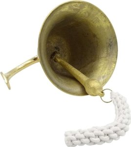 Giftdeco Dzwon okrętowy mosiężny - HB43/7 - śr. 17,5cm 3