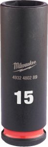 Milwaukee MILWAUKEE NASADKA UDAR. 3/8" 15mm DŁUGA 1