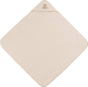 Vossen Ręcznik dziecięcy z kapturkiem 100x100 cm Teddy 103 Ecru 3