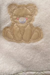 Vossen Ręcznik dziecięcy z kapturkiem 100x100 cm Teddy 103 Ecru 6