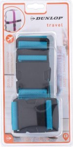Dunlop UNIWERSALNY PODWÓJNY SPINAJĄCY PAS ZABEZPIECZAJĄCY DO WALIZKI DUNLOP 190X5CM  NIEBIESKI 2