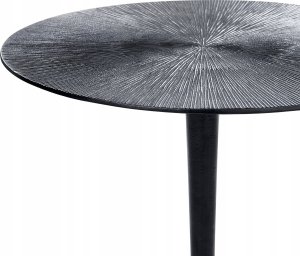 Beliani Stolik pomocniczy metalowy czarny SELWYN 4