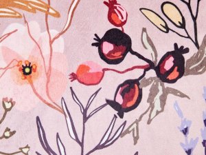 Beliani Zestaw 2 poduszek Welur Pastelowy róż ANEMONES 7