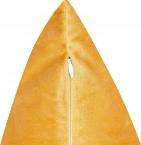 Beliani Zestaw 2 poduszek Welur Musztardowy MARULA 6