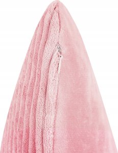 Beliani Zestaw 2 poduszek Sztruks Różowy MILLET 6