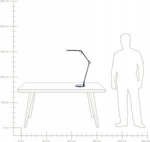 Lampka biurkowa Beliani czarna  (378859 Bel) 11