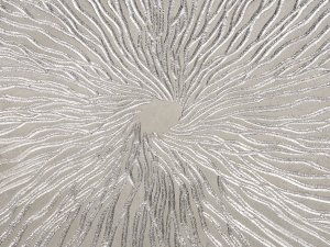 Beliani Stolik pomocniczy metalowy srebrny z czarnym PUHOI 6