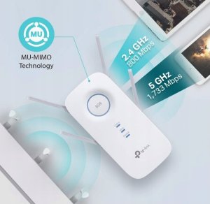 Karta sieciowa TP-Link TP-LINK TPLINK Repeater (RE655) 8