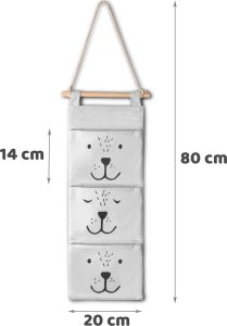 Triton Organizer wiszący na zabawki NK-403 Nukido - szary 6