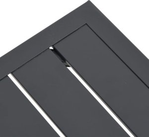 vidaXL vidaXL Leżaki, 2 szt., ze stolikiem i poduszkami, szare, polirattan 8