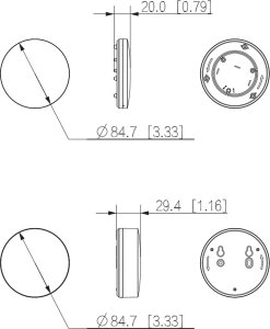 Dahua Technology Bezprzewodowy czujnik zalania DAHUA ARD912-W2(868D) 8