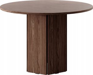 Selsey Stół okrągły Hexa 110 cm Orzech Wisconsin 4