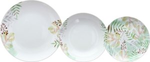 Bigbuy Home Naczynia 18 Części Kartki Porcelana 1 cm 1