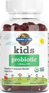 Garden of Life Garden of Life - Kids Probiotic, 3 Billion CFU, Probiotyki dla Dzieci, Wiśnia, 30 żelek 1