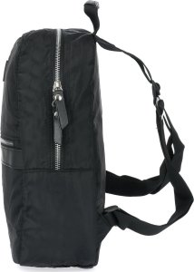 Bellugio Czarny plecak unisex, mały lekki plecaczek Bellugio BE4 5