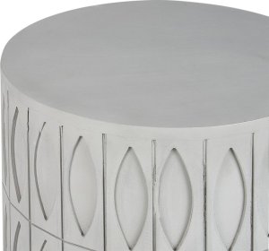 Beliani Stolik pomocniczy szary DEARA 3