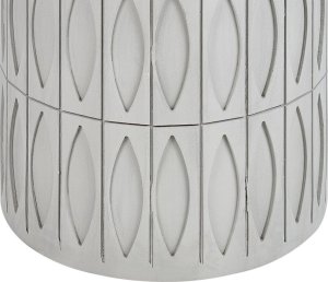 Beliani Stolik pomocniczy szary DEARA 5