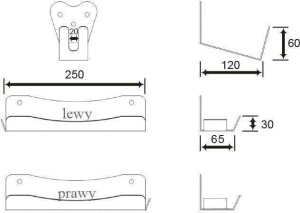 Krosstech Wieszak rowerowy Krosstech Case ocynk - kompatybilny z SPD Uniwersalny 4