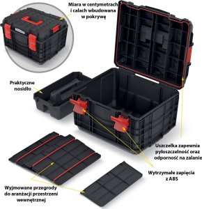 Prosperplast KISTENBERG C BLOCK PRO ZESTAW SKRZYŃ NARZĘDZIOWYCH 11