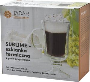 Tadar Zestaw 2 szklanek 200 ml z podwójną ścianką Sublime 7