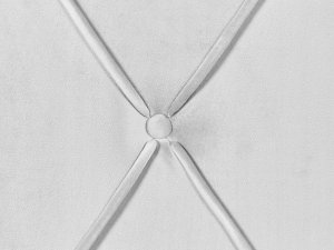 Beliani Łóżko welurowe 140 x 200 cm jasnoszare LIEVIN 12