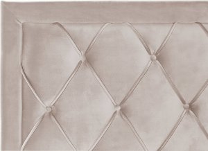 Beliani Łóżko z szufladami welurowe 180 x 200 cm beżowe LIEVIN 10