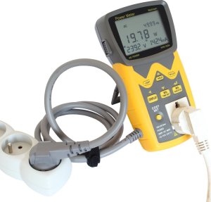 Tradelectra Watomierz analizator miernik AC z rejestratorem RS232 Wattman HPM-100A 3