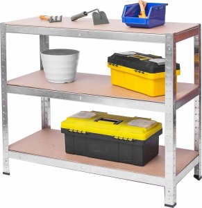 Humberg Regał metalowy magazynowy 180 x 90 x 40 cm Humberg HR-812 + pokrowiec 8