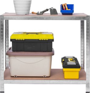 Humberg Regał metalowy magazynowy 180 x 90 x 40 cm Humberg HR-812 + pokrowiec 10