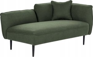 Beliani Szezlong boucle prawostronny zielony CHEVANNES 4