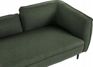 Beliani Szezlong boucle prawostronny zielony CHEVANNES 6
