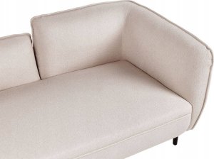 Beliani Szezlong boucle prawostronny beżowy CHEVANNES 6