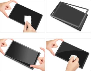 Braders 4x Szkło hartowane Nintendo Switch Oled zestaw + ramka montażowa 2