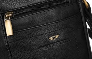 Peterson Skórzana praktyczna saszetka przez ramię Peterson NoSize 4