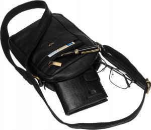 Peterson Skórzana praktyczna saszetka przez ramię Peterson NoSize 8