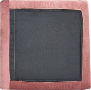 Beliani Otomana welurowa różowa EVJA 4